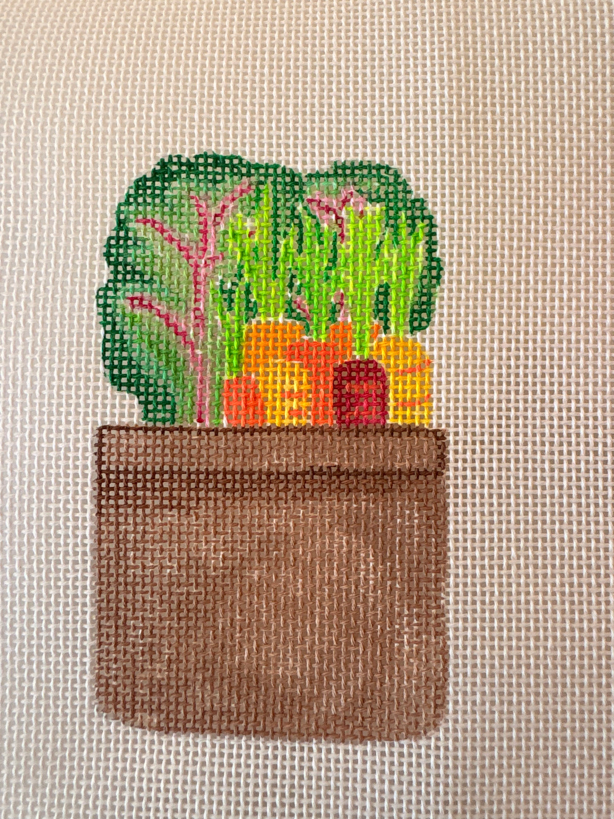 Carrots and Chard in a Bag (3D finish for Chelsea tote)