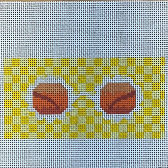 Flower Power Glasses-Yellow