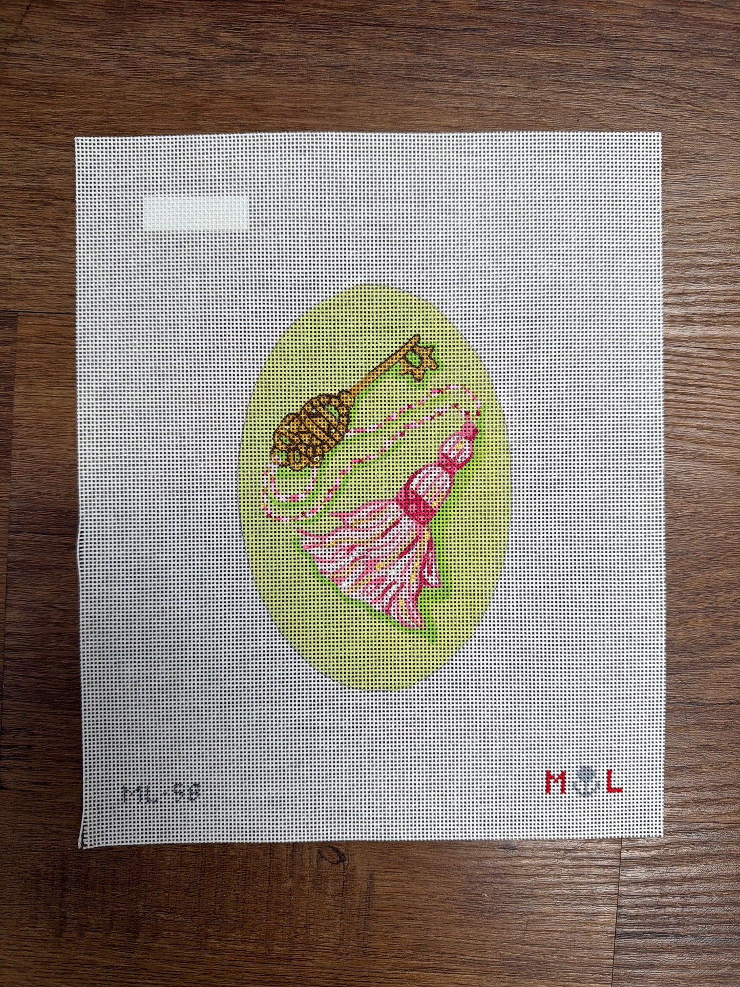 Pink Tassel with Key