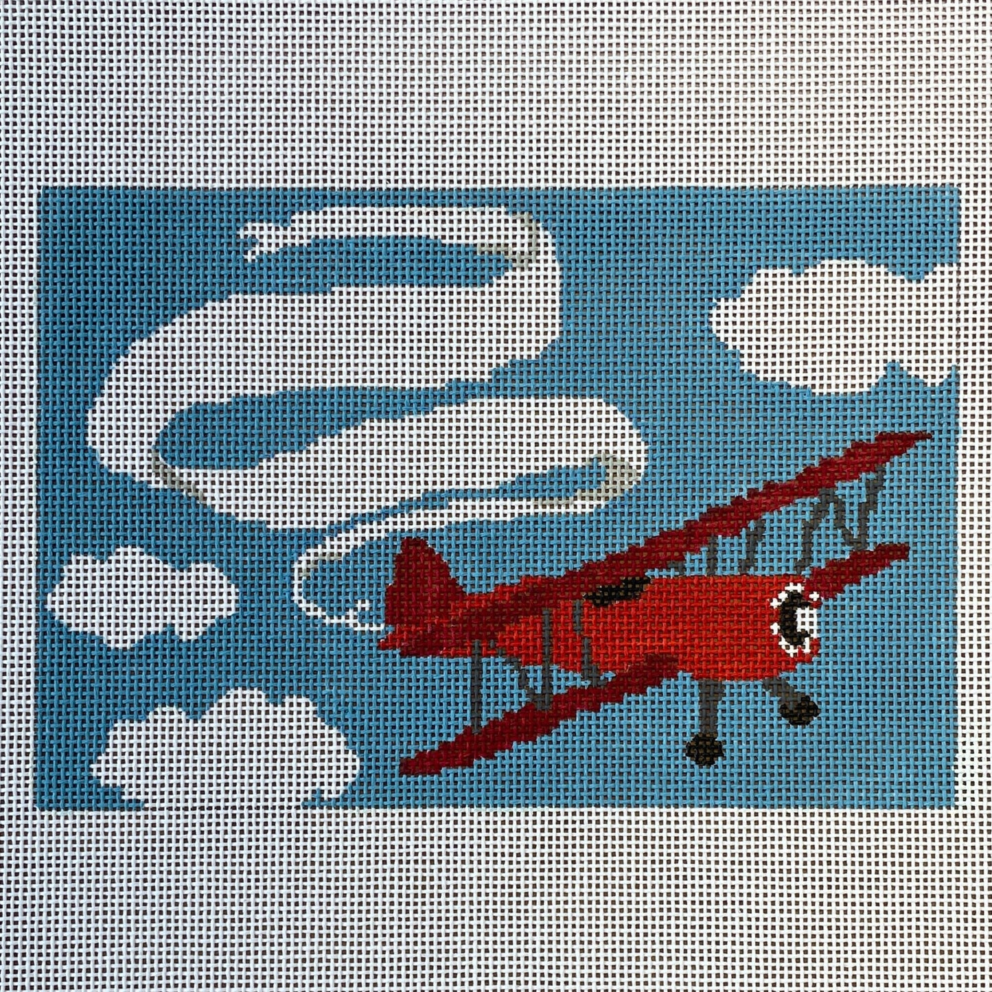 Red Airplane Door Sign
