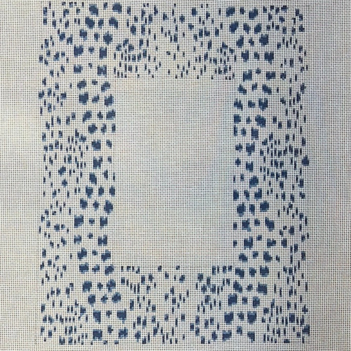 French Dots Picture Frame-Navy