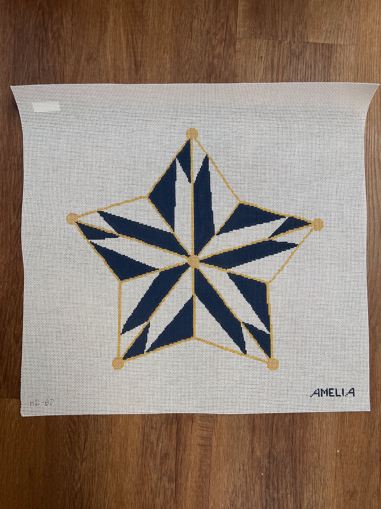 Blue& Gold Star topper