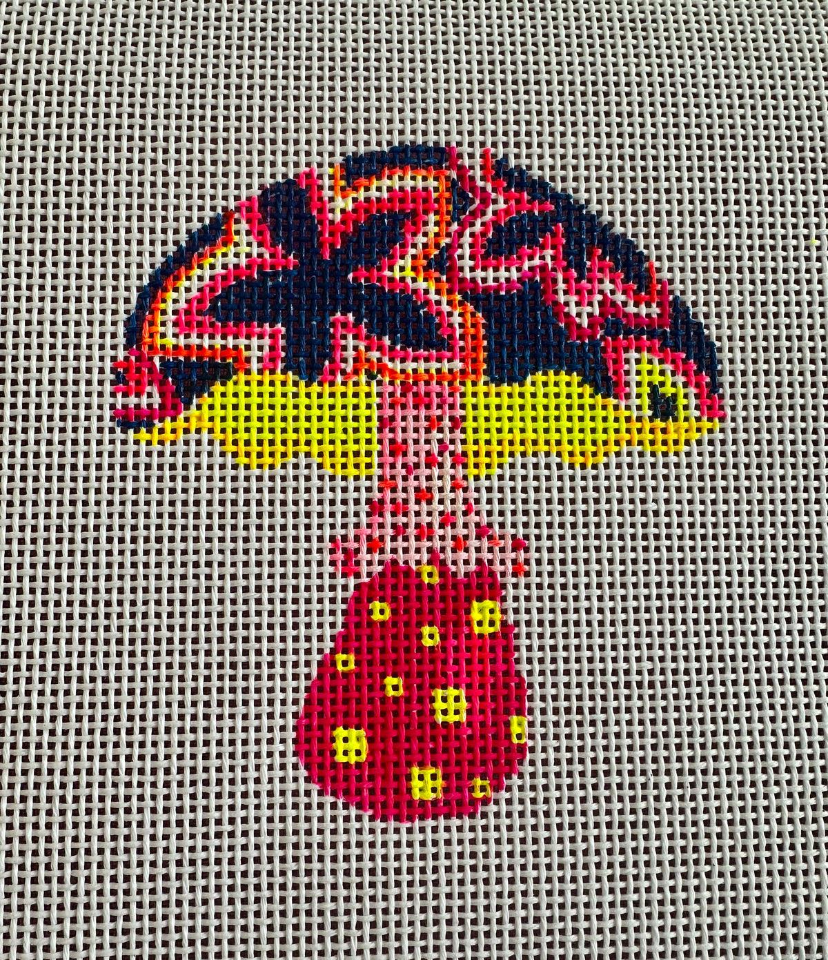 Disco Flower Mushroom (navy cap)