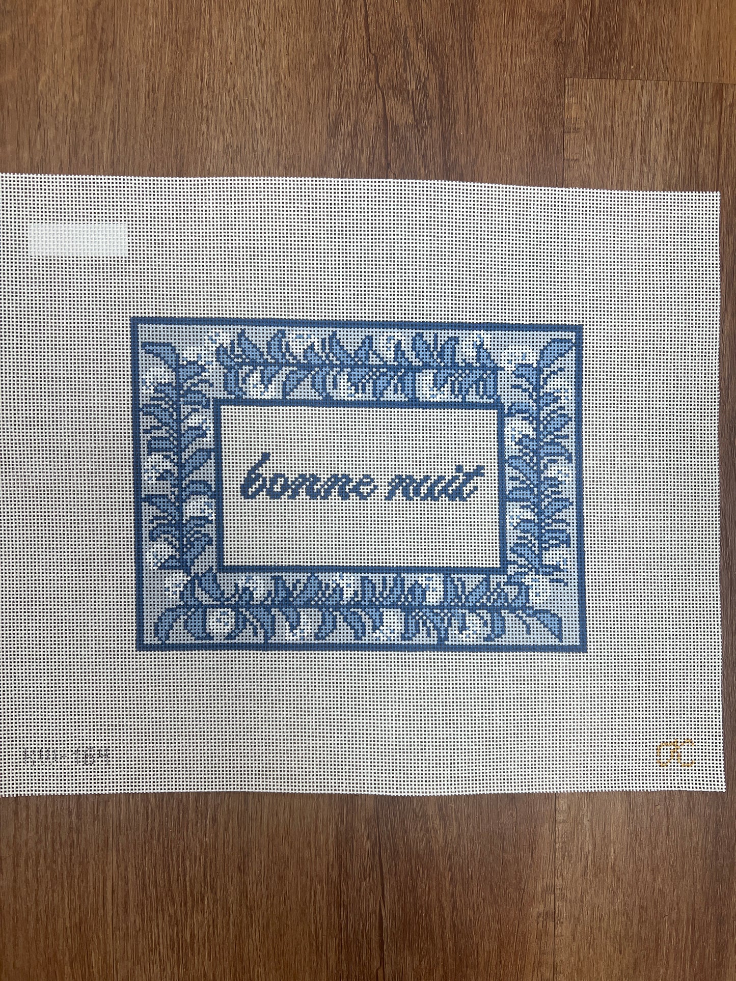 Bonne Nuit Sign-Blue