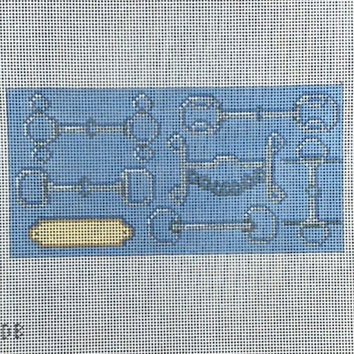 Bits and Nameplate Clutch Insert-Devon Blue