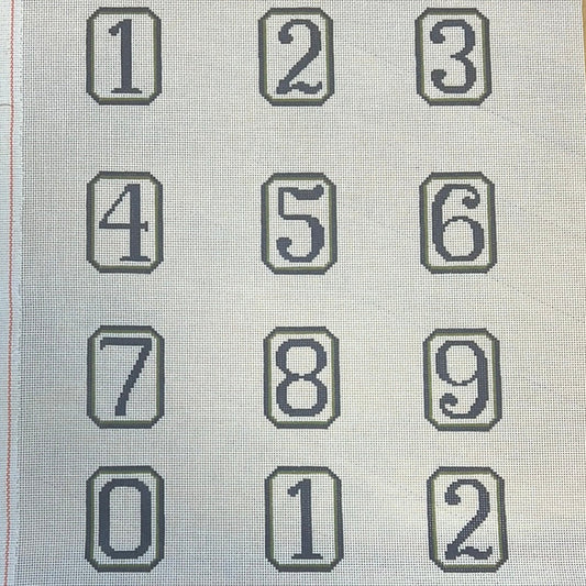 Blue/Green Perpetual Calendar Numbers