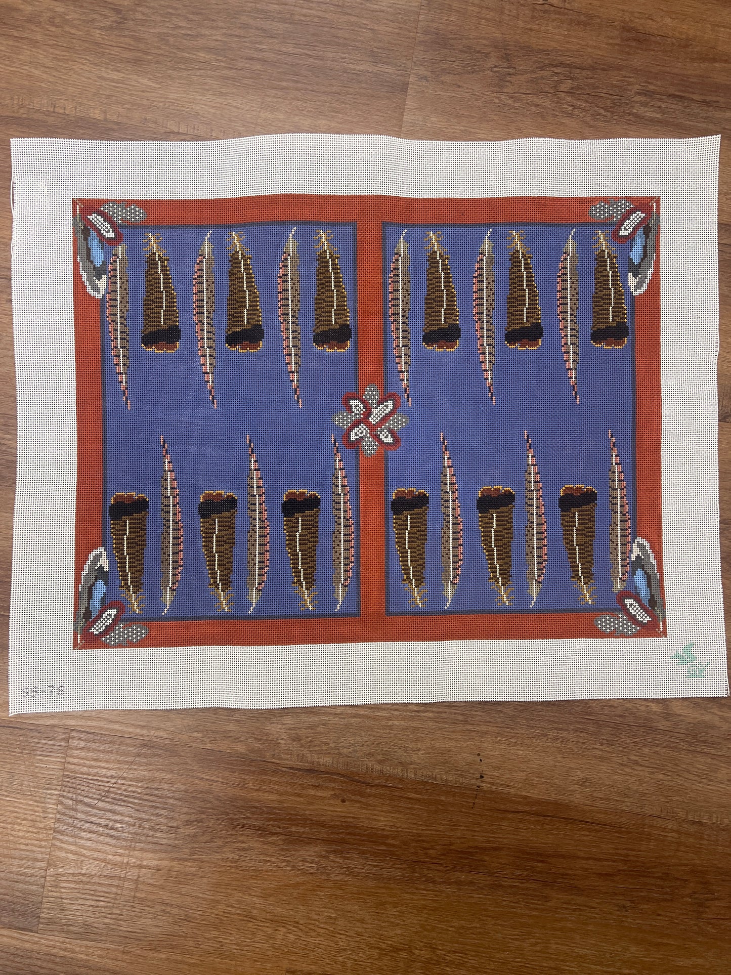 Gamebird feathers Backgammon