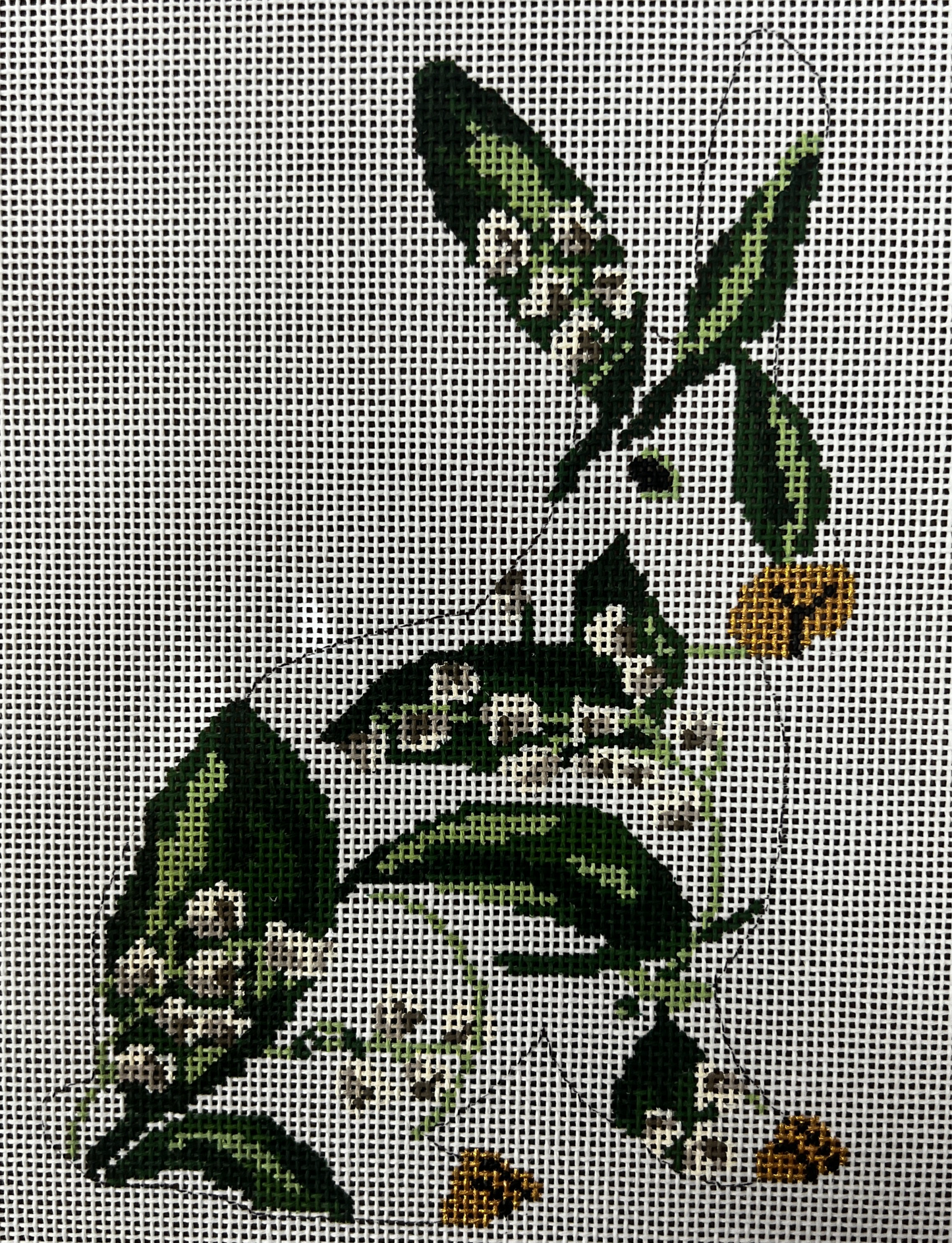 Lily of the Valley Standing Bunny