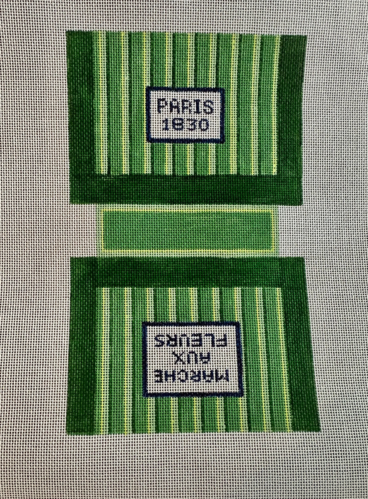 Paris Flower Market Tote (Green) 3D