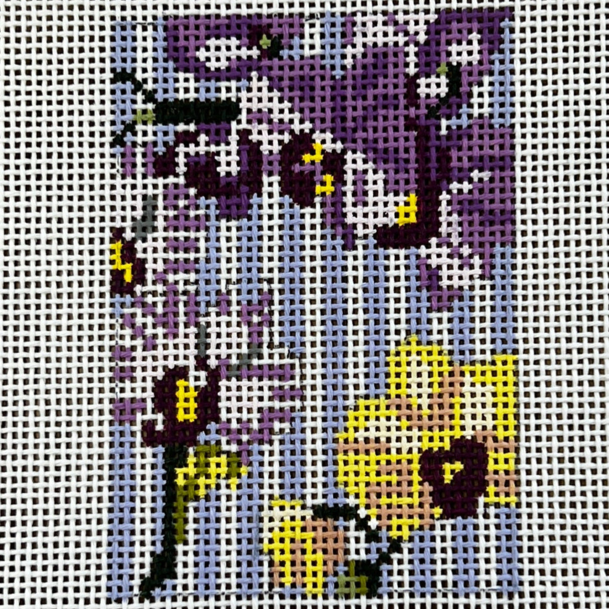 Orchid Luggage Tag