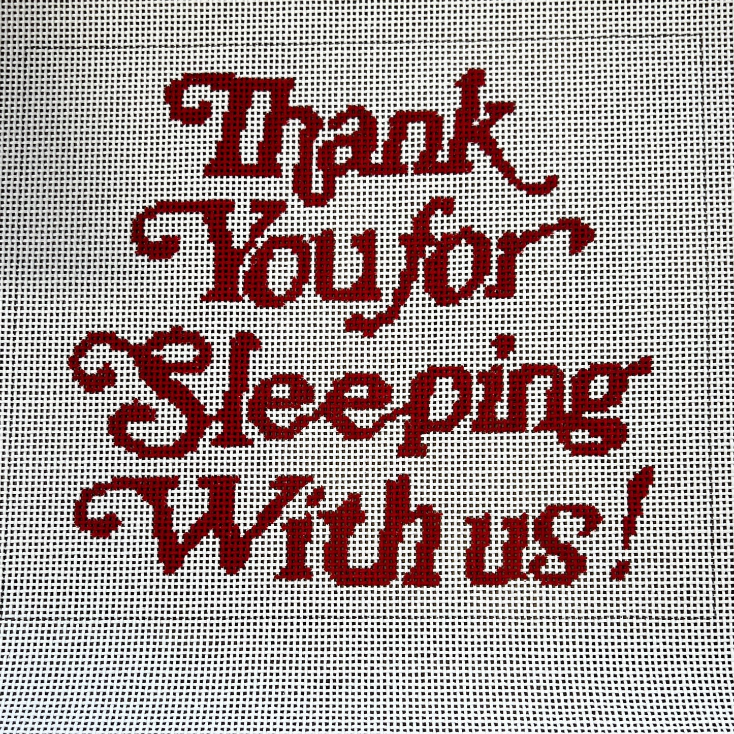 Thank you for Sleeping With Us