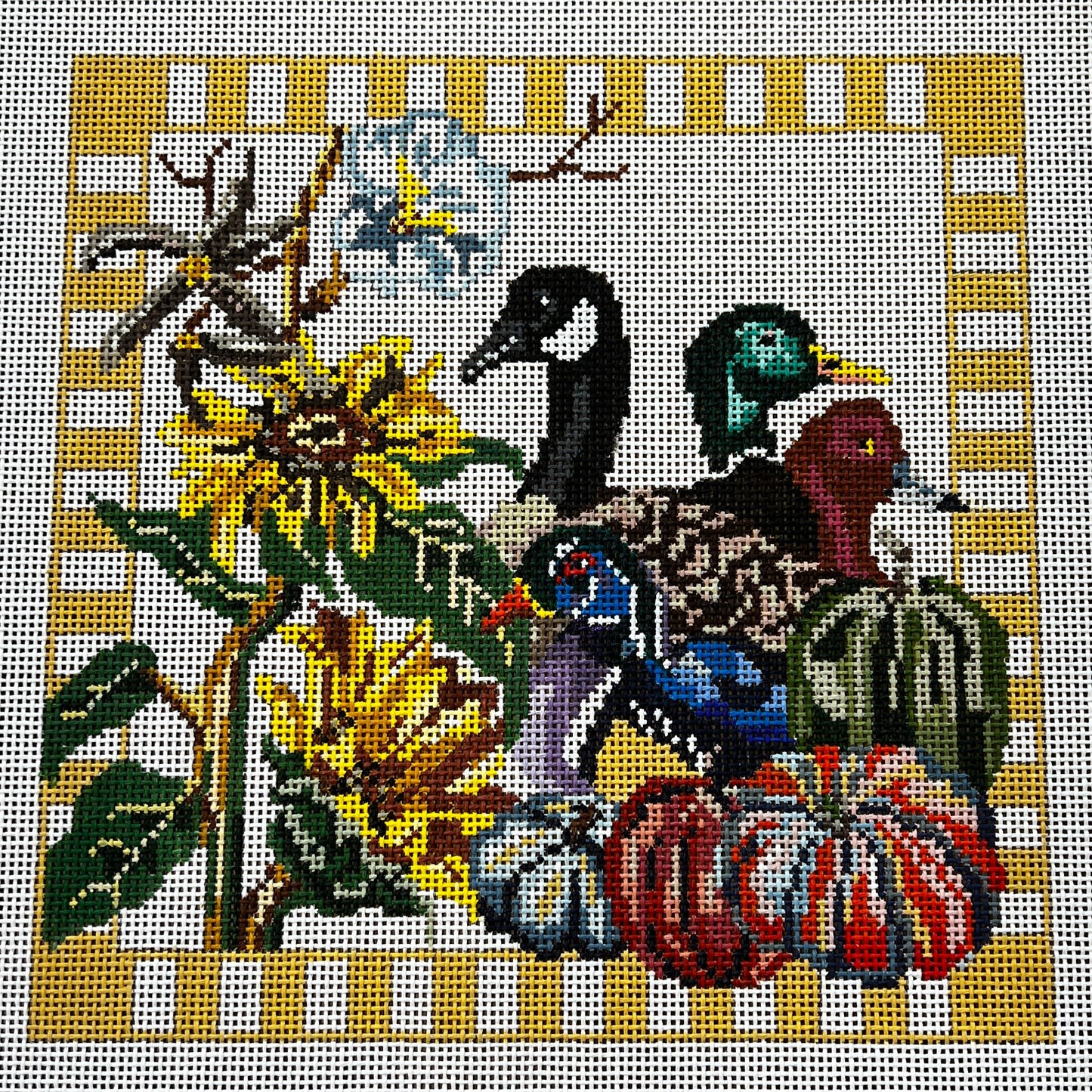 Fall Flower Pillow