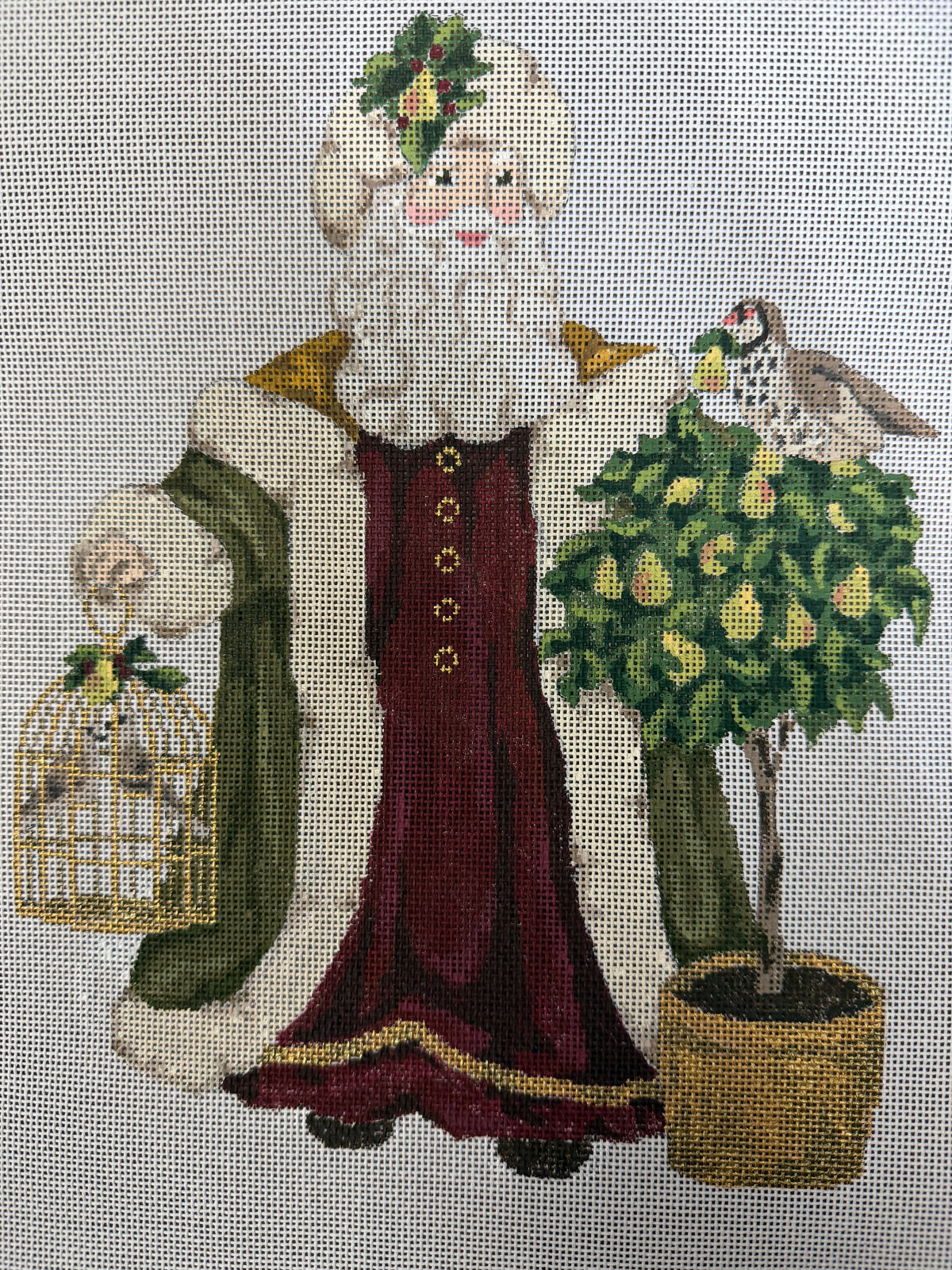 Partridge in a Pear tree Santa