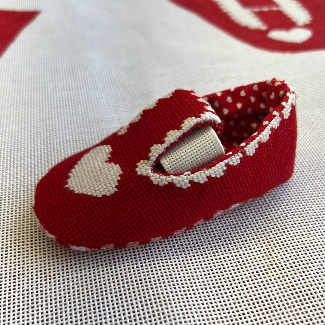 Heart Baby Booties