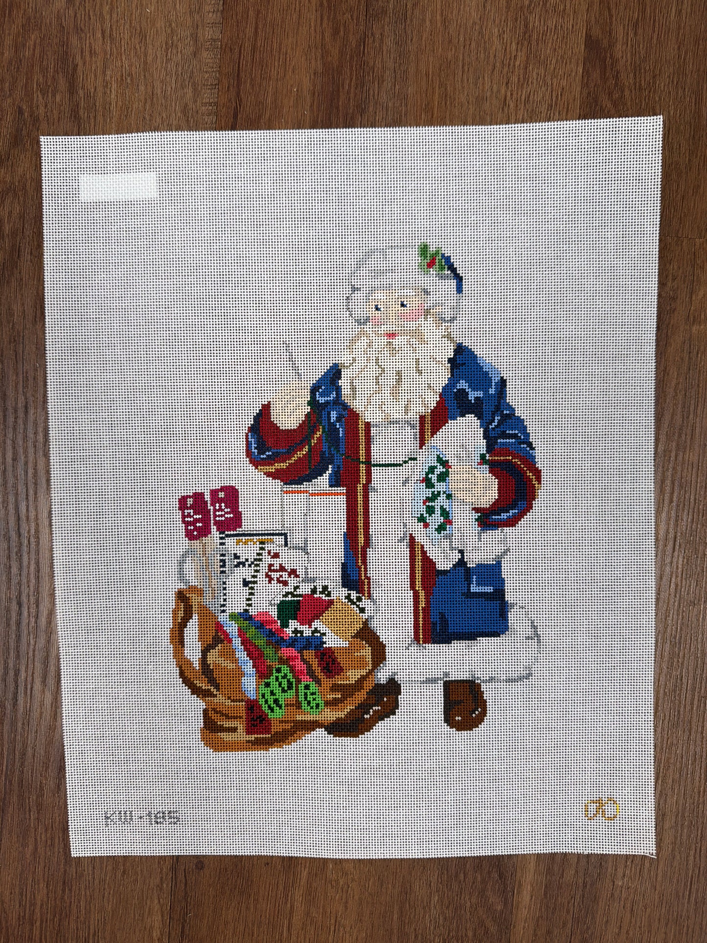 Needlepointer Santa