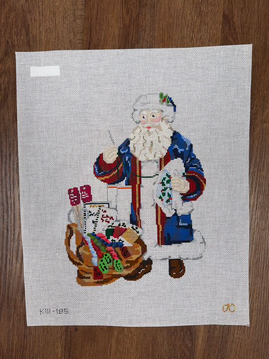 Needlepointer Santa