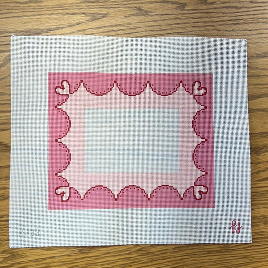 Pink Scallop Frame