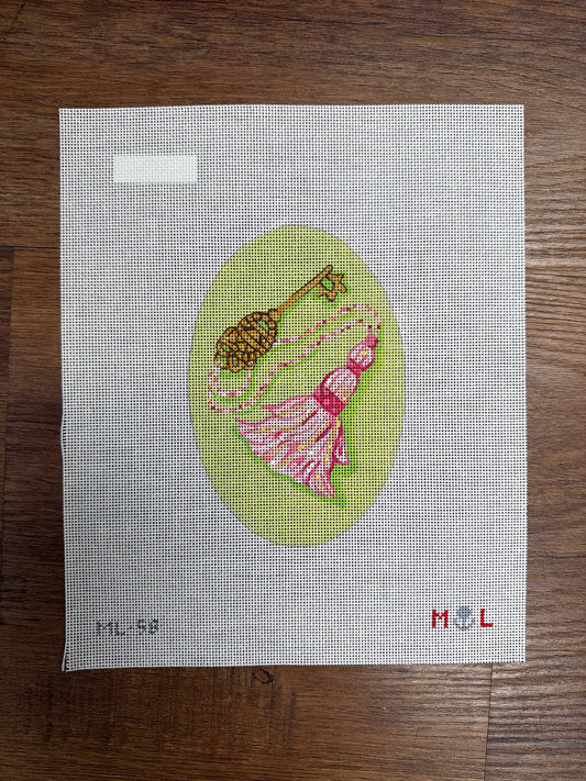 Pink Tassel with Key