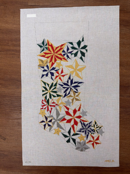 Colorful Stars Stocking
