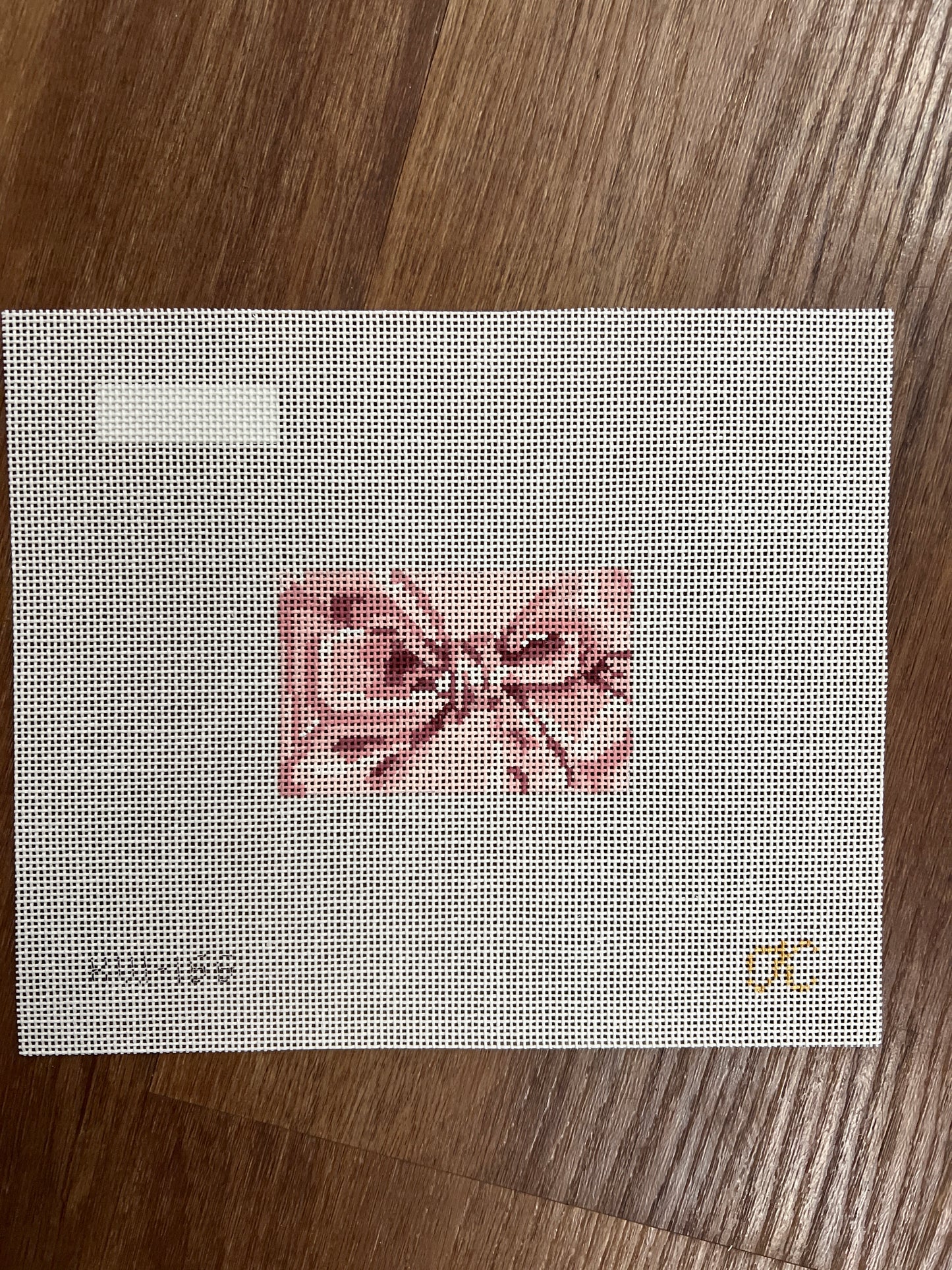 Pink Bow Luggage Tag