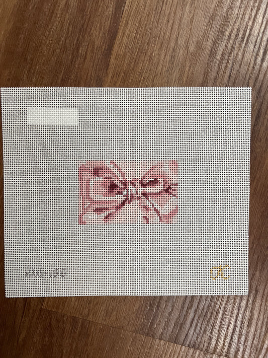 Pink Bow Luggage Tag