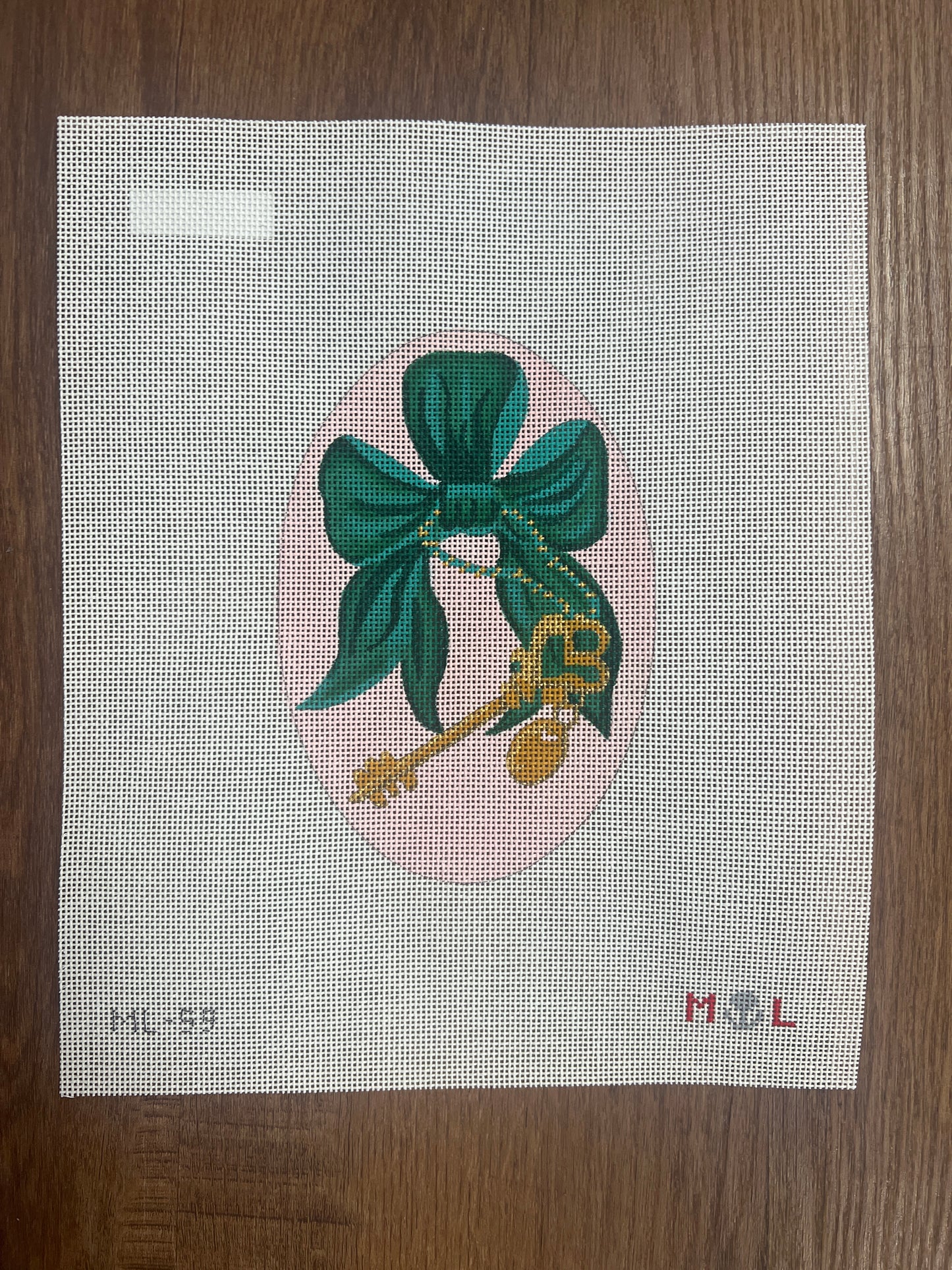 Green Bow with Key