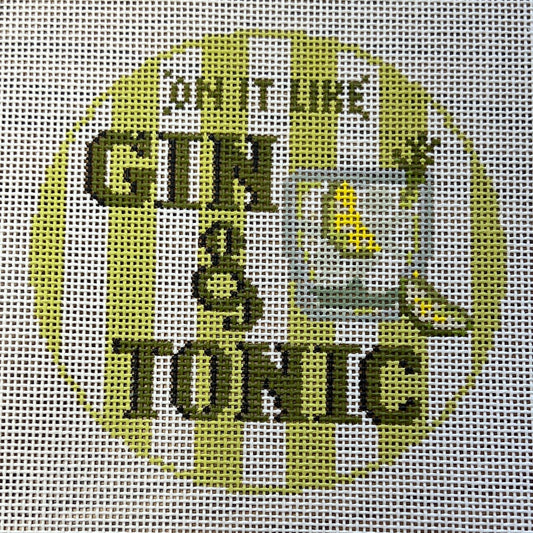 Happier Hour Coaster-Gin and Tonic