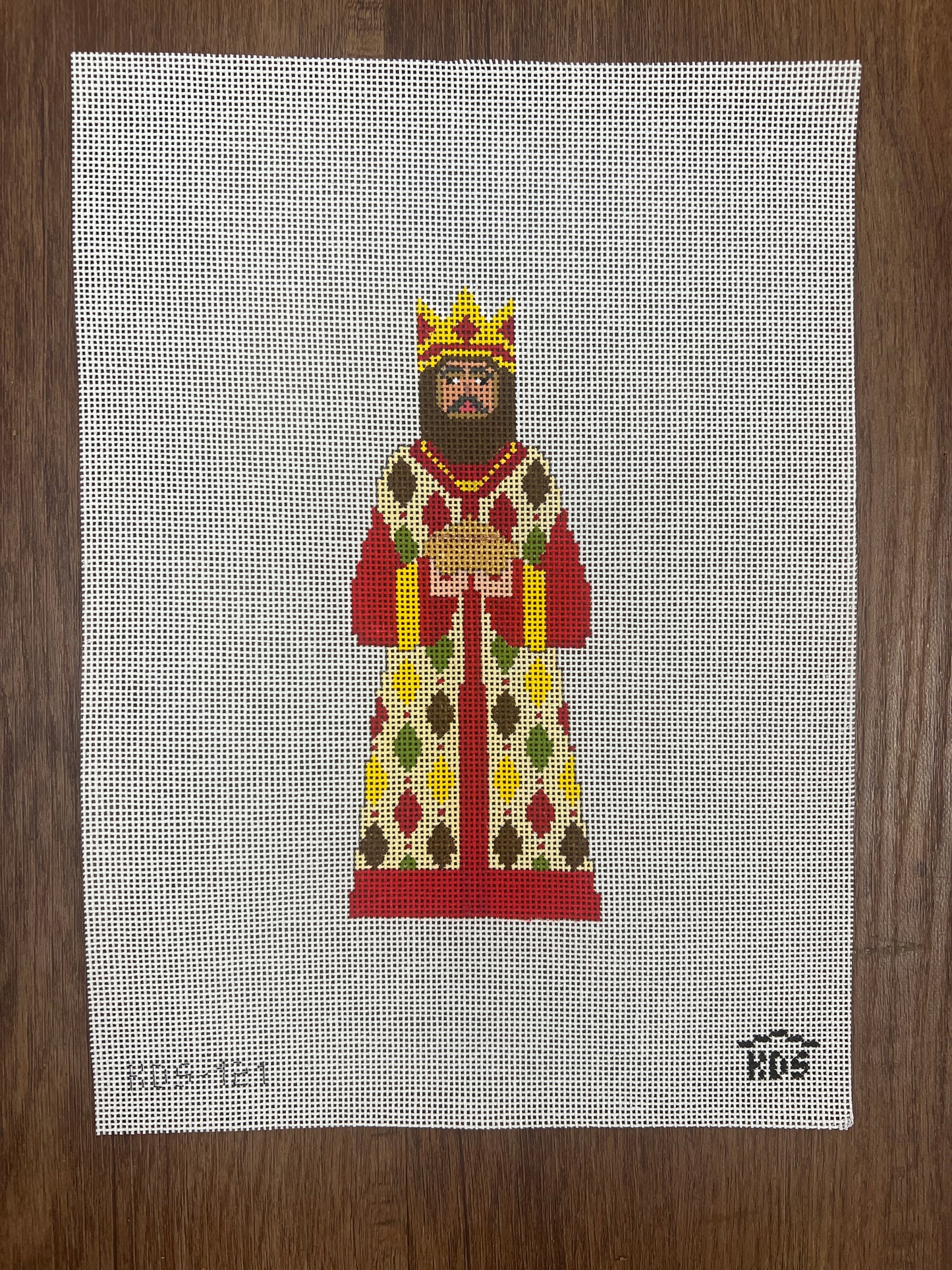 Mid Century Nativity First WiseMan and Stitch Guide