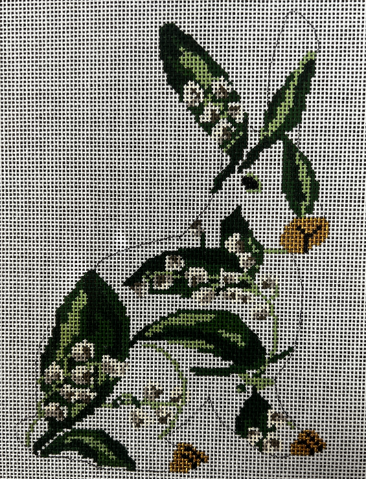 Lily of the Valley Standing Bunny