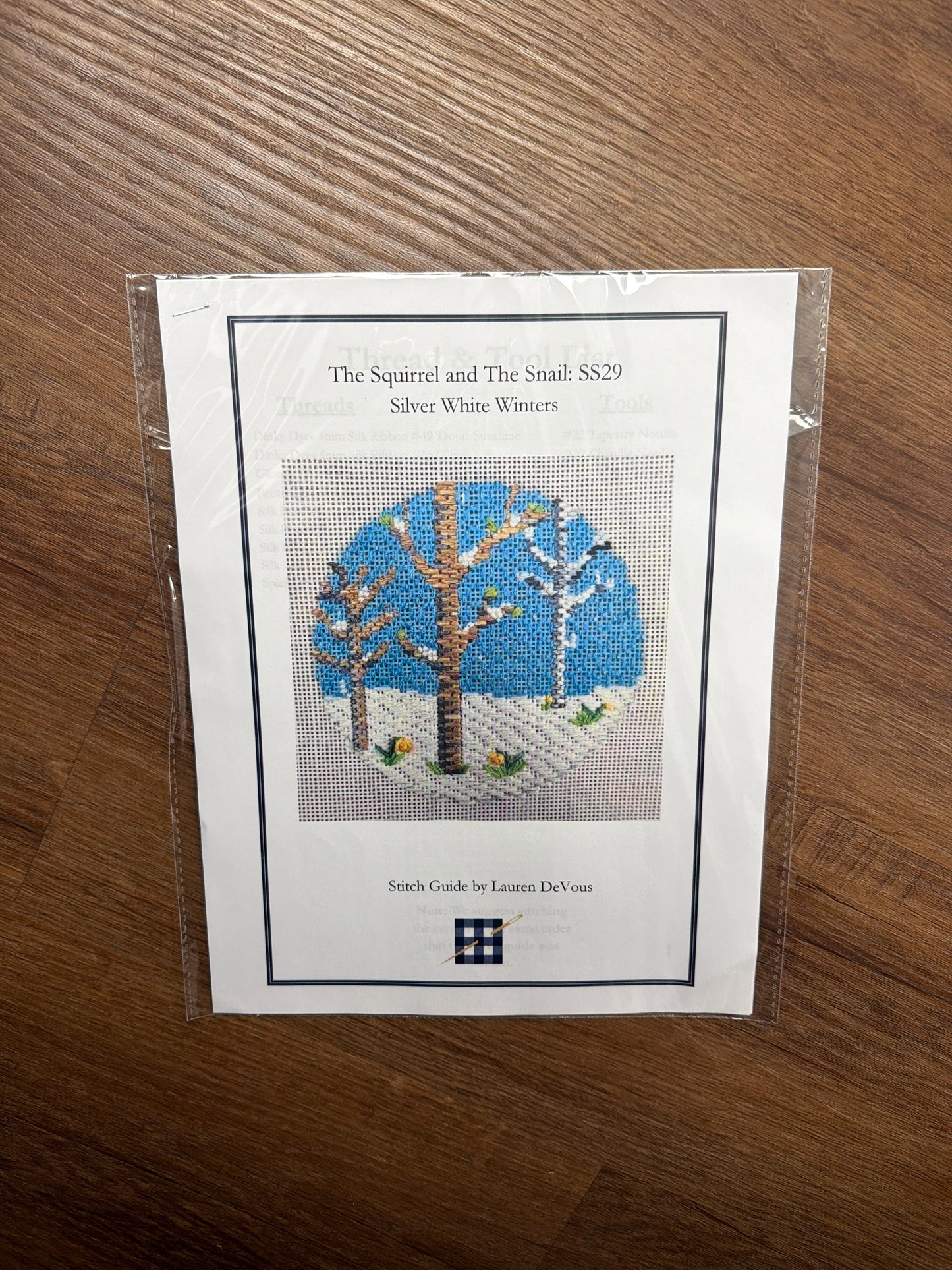 MFT Stitch Guide-Silver White Winters that melt into spring