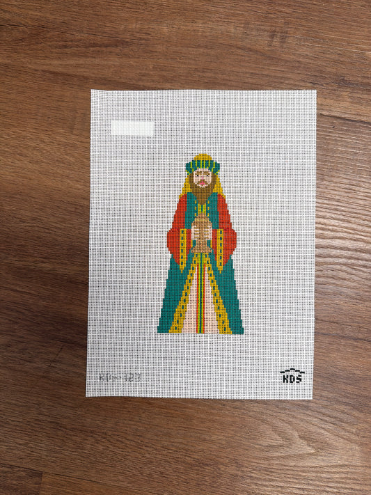 Mid Century Nativity Third WiseMan and Stitch Guide