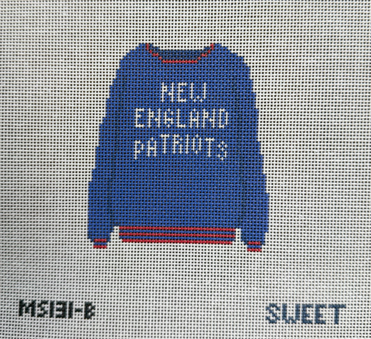 Patriots Sweatshirt-Blue