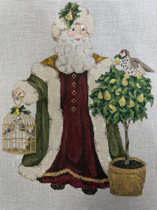 Partridge in a Pear tree Santa