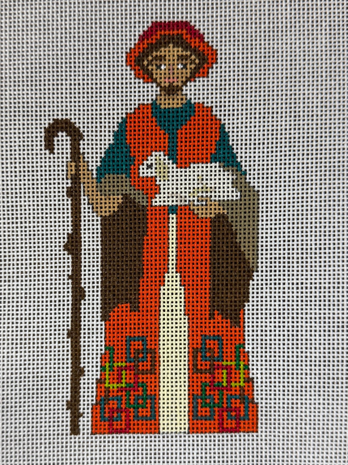 Mid Century Nativity Shepherd and Stitch Guide