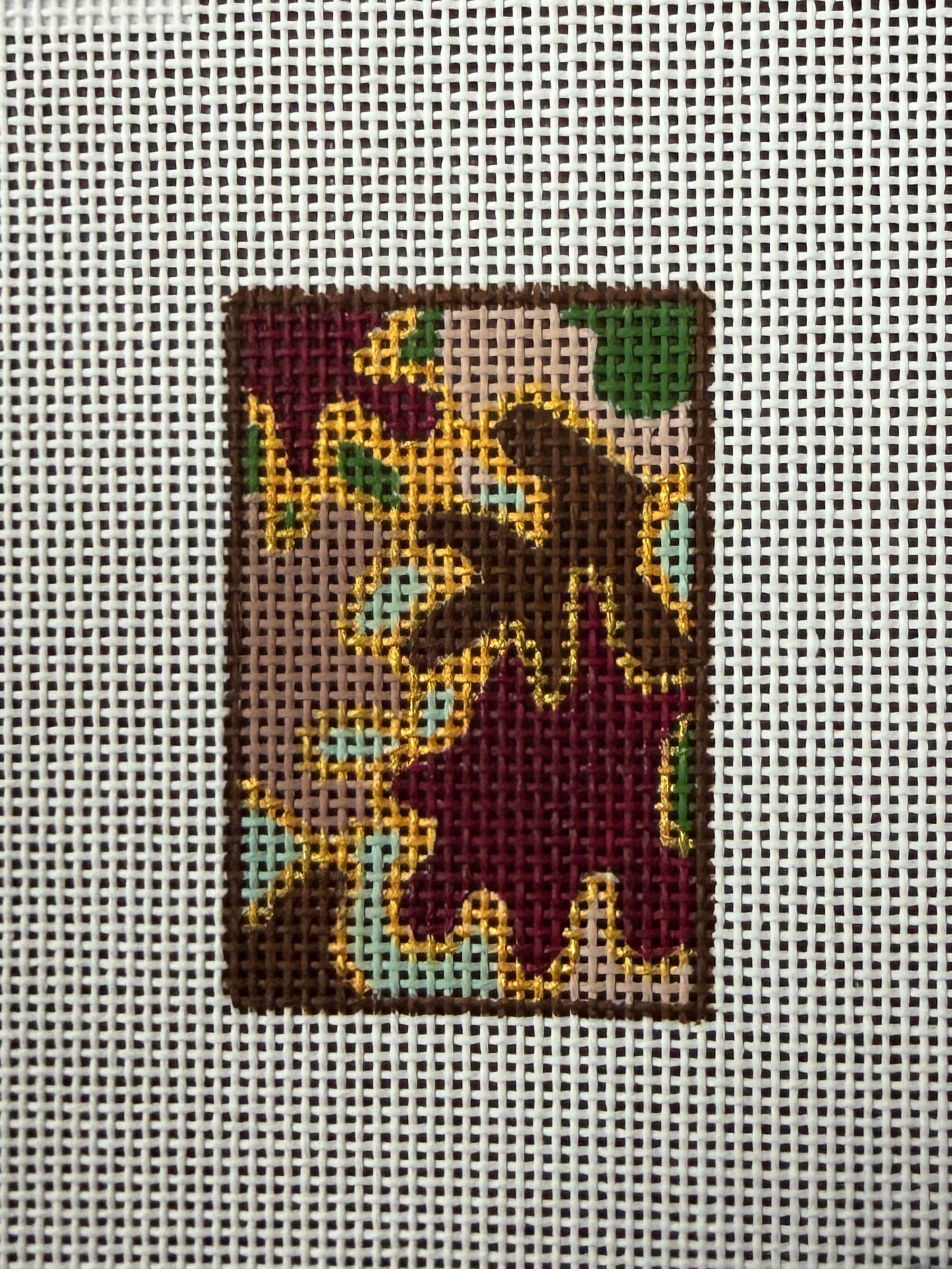 Luggage Tag Fall Leaves