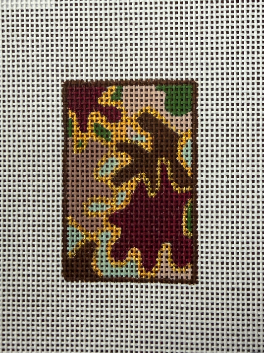 Luggage Tag Fall Leaves
