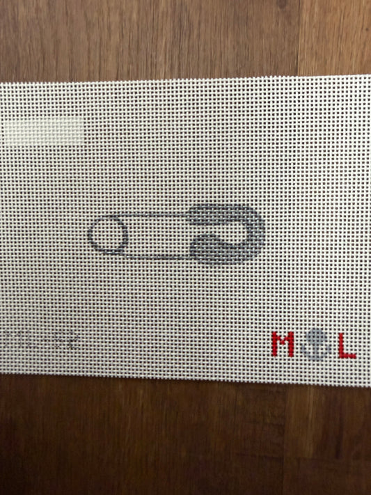 Safety Pin bag tag