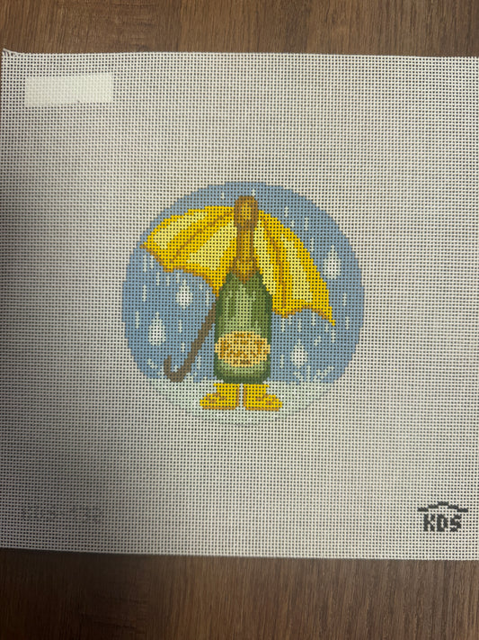 April Champagne Round and stitch guide