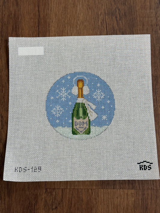 January Champagne Round and stitch guide