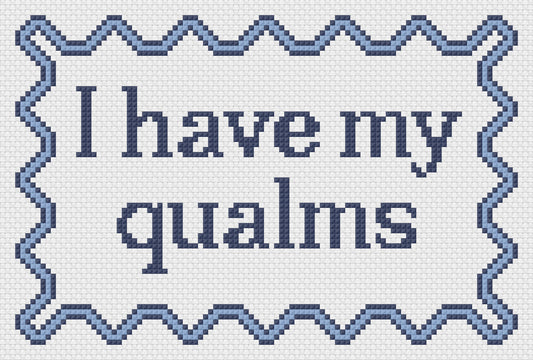 I have my qualms