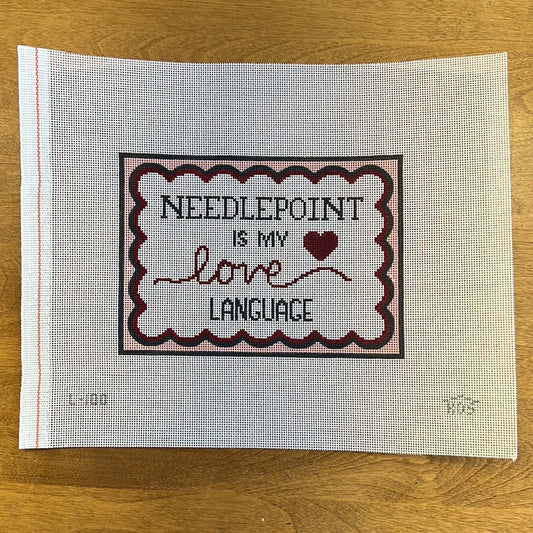 Needlepoint is my love language